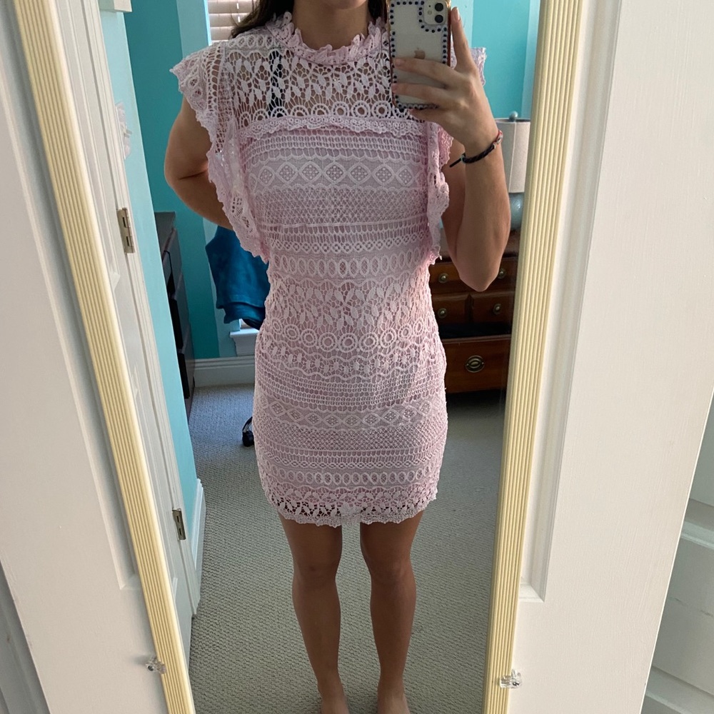 NWT Pink Lace Dress